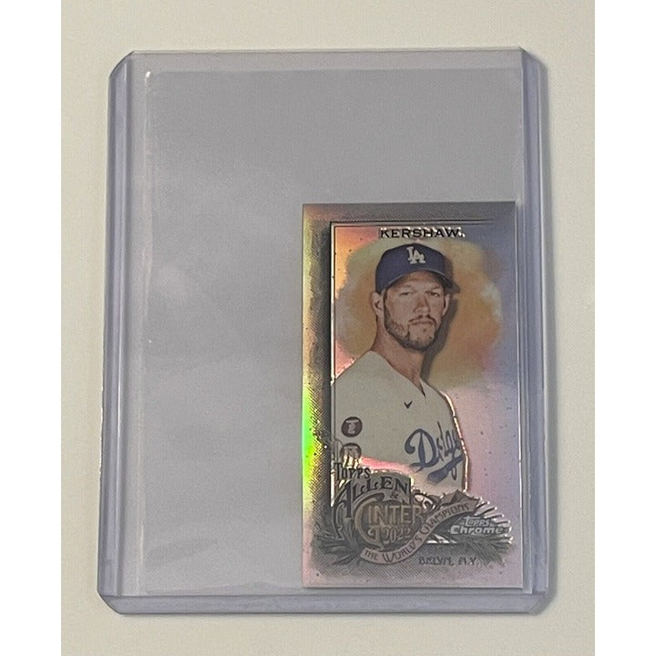 CLAYTON KERSHAW MINI 2022 Topps Allen & Ginter REFRACTOR #85 MLB LA Dodgers