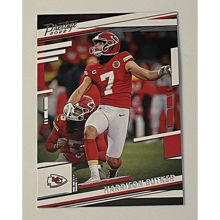 2022 PANINI PRESTIGE #149 HARRISON BUTKER KANSAS CITY CHIEFS NFL FOOTBALL MINT!