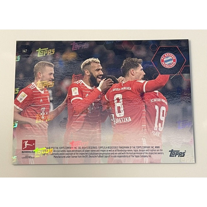 2023 Topps Now FC Bayern* Munchen Card #147 - 3-0 WIN IN TITLE CLASH Bundesliga*