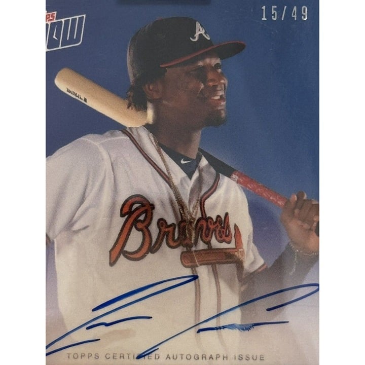 15/49* Ronald Acuna Jr Autograph MLB 2019 Topps Now Atlanta Braves Card #OD-232B