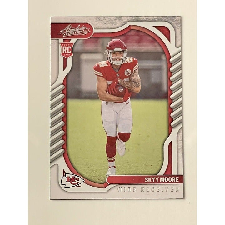 2022 Panini Absolute Football Sky Moore RC NFL Kansas City Chiefs Card #124 Mint