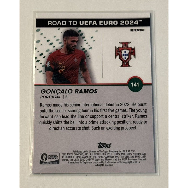 2023-24 Topps PRISTINE Road to UEFA Euro 2024 Goncalo Ramos - PRISTINE Refractor