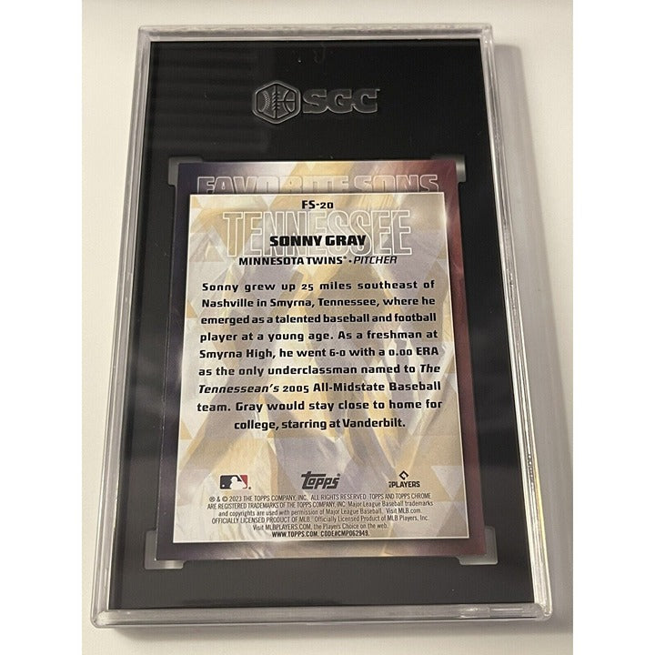 Sonny Gray Favorite Sons 2023 Topps Series 2 FS-20 PSA 9.5 - MLB Minnesota Twins