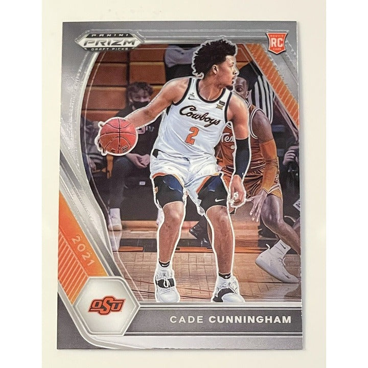 CADE CUNNINGHAM RC 2021 Prizm Draft Picks Card 1 OSU Cowboys/NBA Detroit Pistons