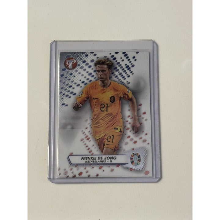 2023-24 Topps Pristine UEFA Road To Euro Frenkie De Jong Netherlands Futbol #107