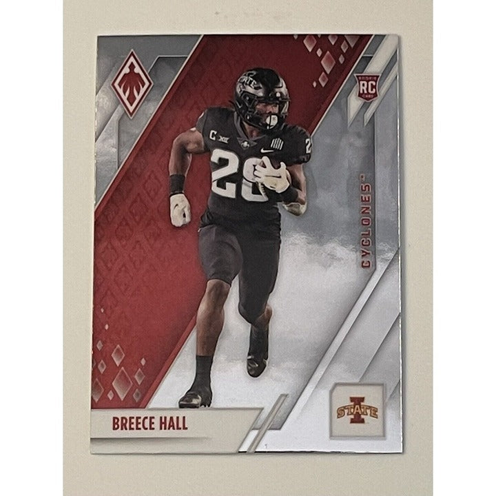 Breece Hall Rookie Card 2022 Panini Chronicles Phoenix Draft Picks #17 - NY Jets