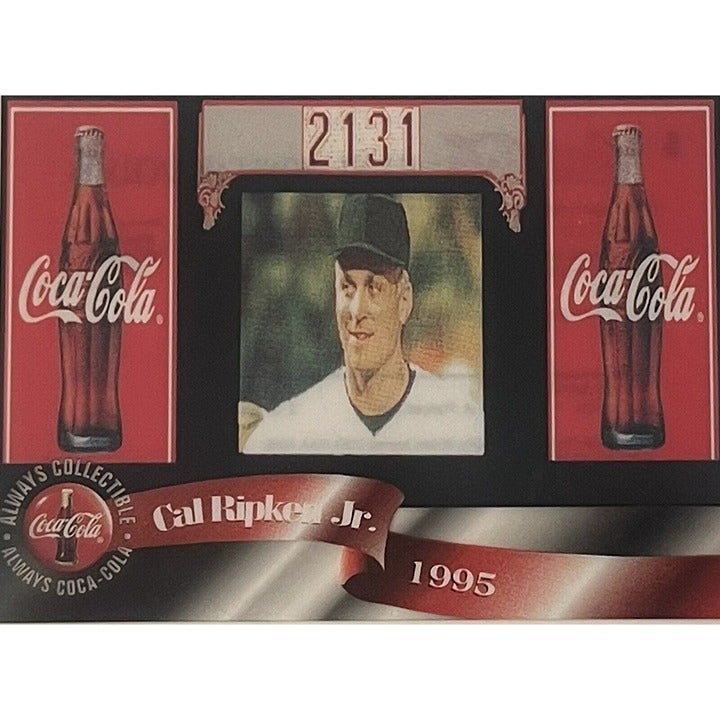 1996* Score Board Coca-Cola Sprint Phone Card #5 Cal Ripken Jr* HOF MLB Orioles*