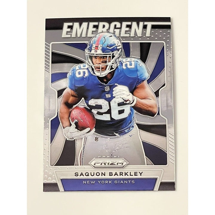 2019 Panini Prizm Saquon Barkley #E-SB - Emergent Insert - NFL New York Giants*