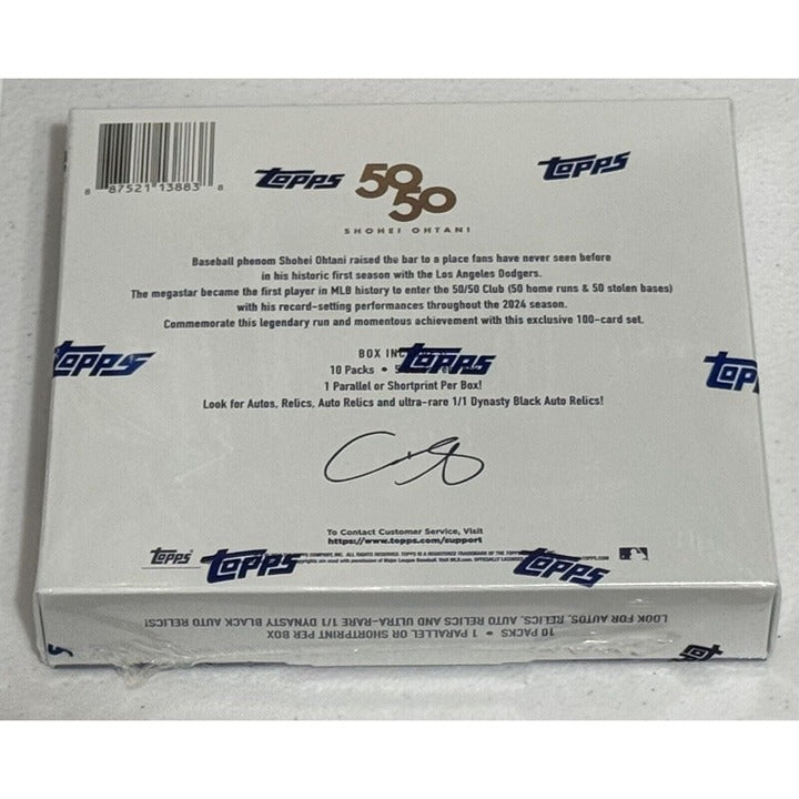 50/50 Shohei Ohtani - 2024 Topps NOW 10 Pack Box - Factory Sealed MLB LA Dodgers