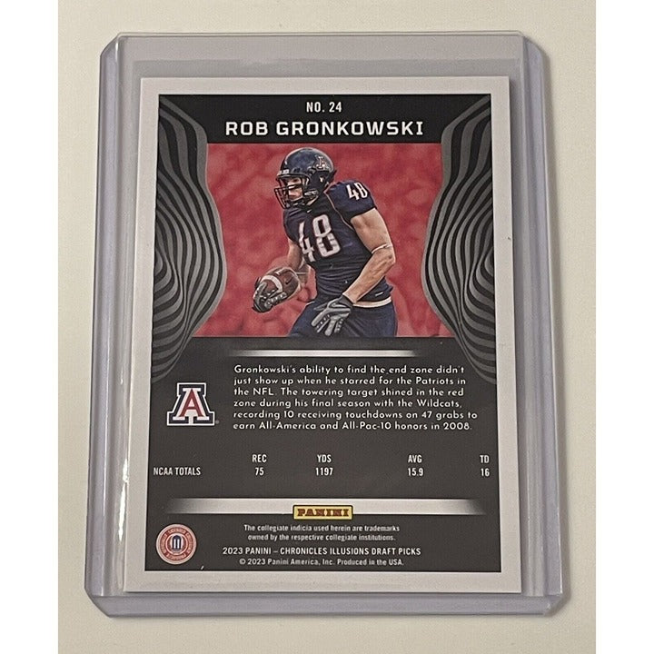 2023 Panini Chronicles Draft Picks - Illusions Rob Gronkowski Football Card #24