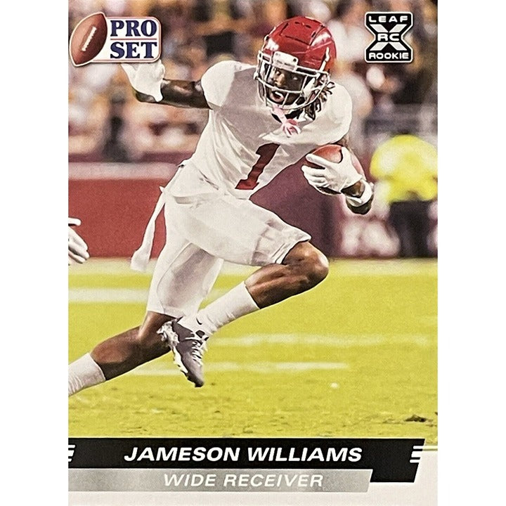2022 NFL Pro Set Jameson Williams Rookie #PS-08 NFL Detroit Lions Football Card*