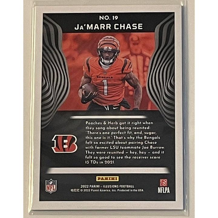 2022 Panoni Ja'Maar Chase* Illusions Card #19 NFL Cincinatti Bengals Pro-Bowler*