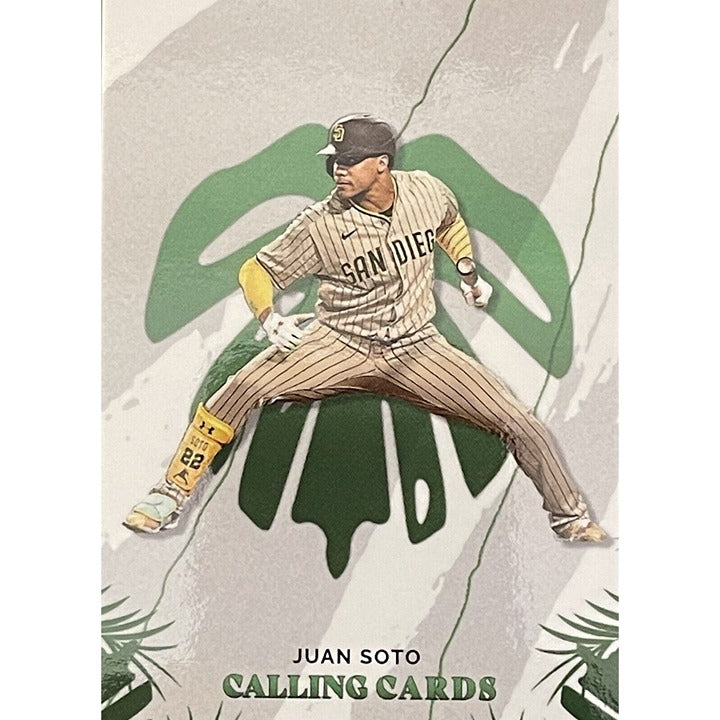 Juan Soto - 2022 Topps X Calling Cards Curated Set MLB San Diego Padres Card #63