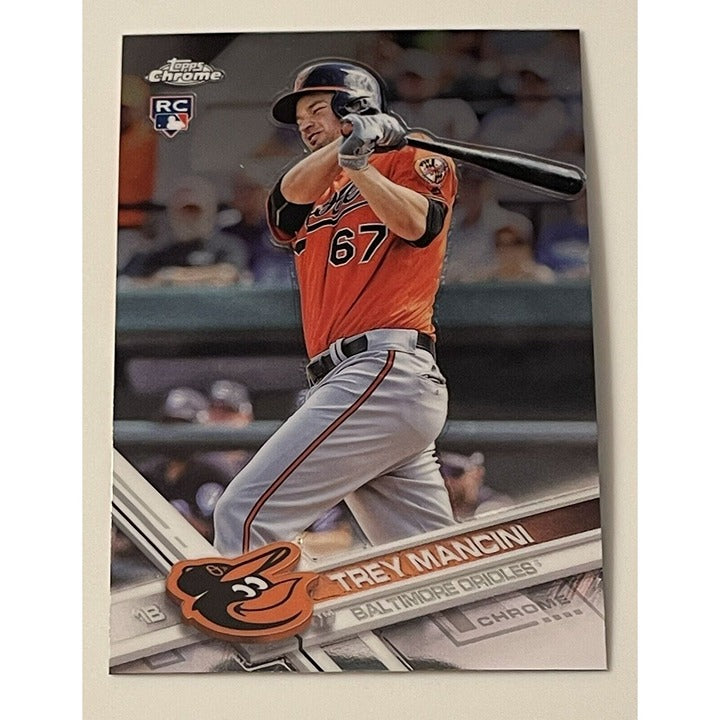 2017 Topps Chrome Trey Mancini* RC CARD #47 MLB Houston ASTROS/ORIOLES WS CHAMPS