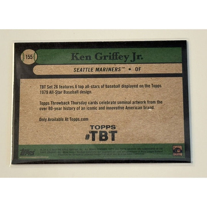2019 Topps Throwback Thursday TBT Ken Griffey Jr. #155 MLB Seattle Mariners HOF*