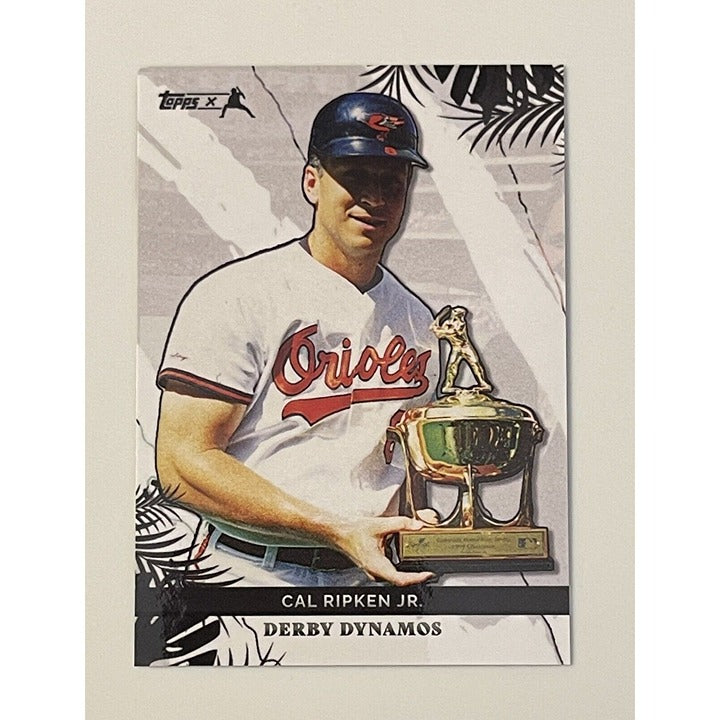 CAL RIPKEN JR Topps X Card #38 Curated Set Derby Dynamos - MLB Baltimore Orioles