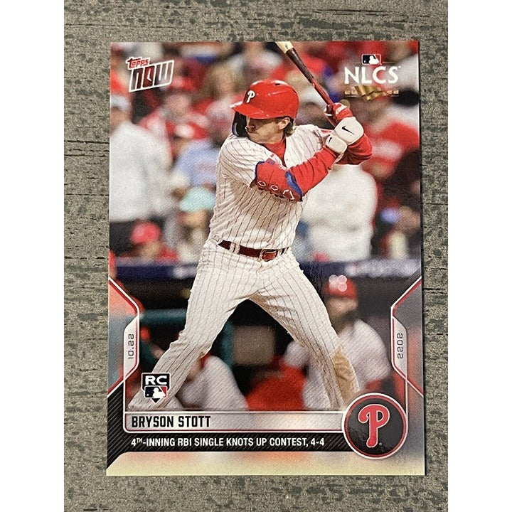 2022 MLB Topps Now - Bryson Stott - ROOKIE CARD SP Phillies #1117 RC - NLCS MLB*