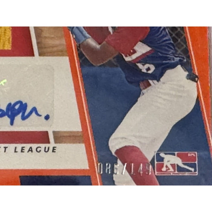 2022 Panini Elite Extra Edition 86/149 Dawel Joseph Jersey Autograph Card DMS-DJ