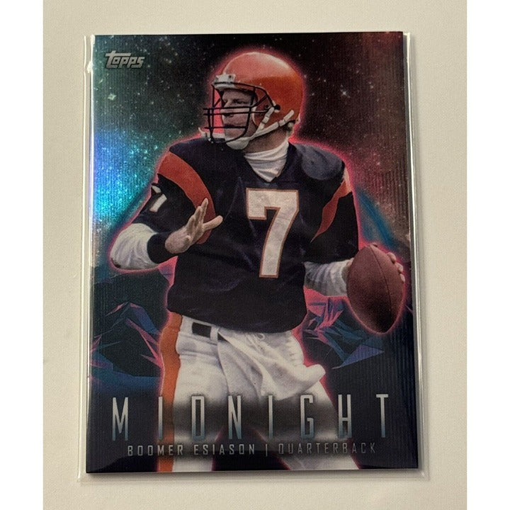 2023 Topps Midnight Composite Twilight Refractor Boomer Esiason #312 NFL Bengals