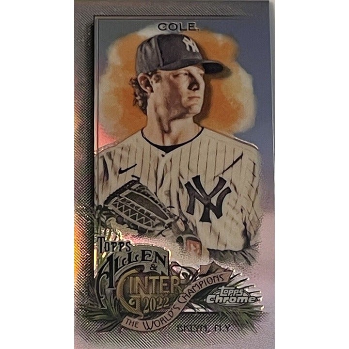Gerrit Cole MINI RC 2022 Topps Allen & Ginter REFRACTOR #79 MLB New York Yankees