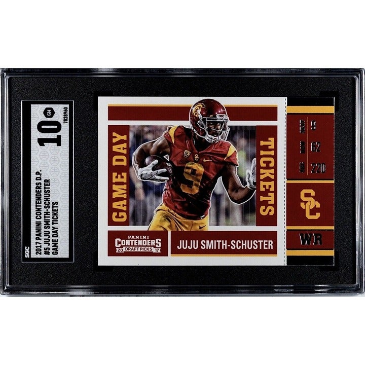JuJu Smith-Schuster 2017 Panini Contenders Draft Picks Game Day Ticket #5 SGC 10