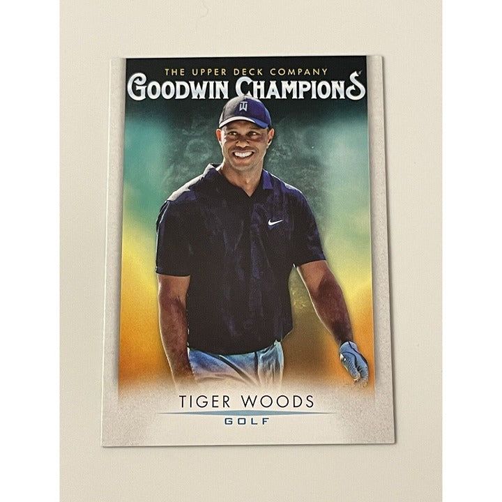 Tiger Woods - 2021 Upper Deck Goodwin Champions Card #25 - PGA Masters Champion*
