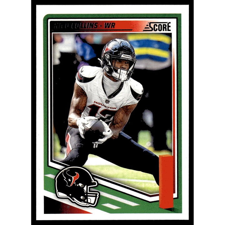 2025 NFL SCORE Panini Football Card Nico Collins - Houston Texans 39 - Near Mint