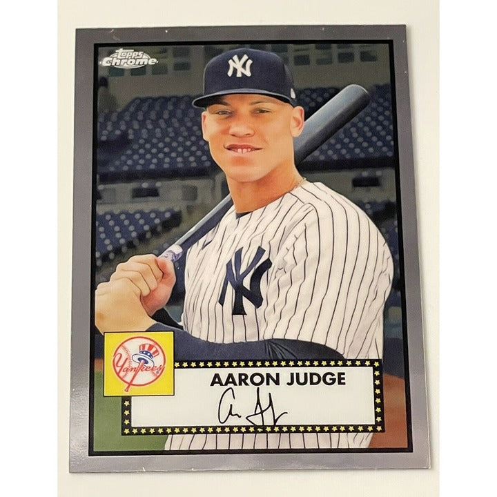 2021 Topps Chrome Platinum Anniversary AARON JUDGE Prism Refractor #142 Yankees*