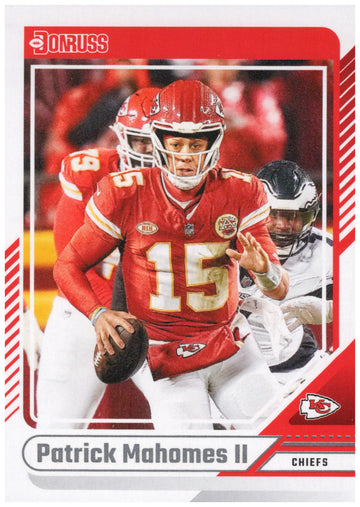 Patrick Mahomes II 2024 Donruss #100 Kansas City Chiefs Football Card