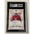 2022 Onyx Vintage Bijan Robinson Auto Blue CABR PSA 8 Auto On Card /300 - SGC 10 — 01_front