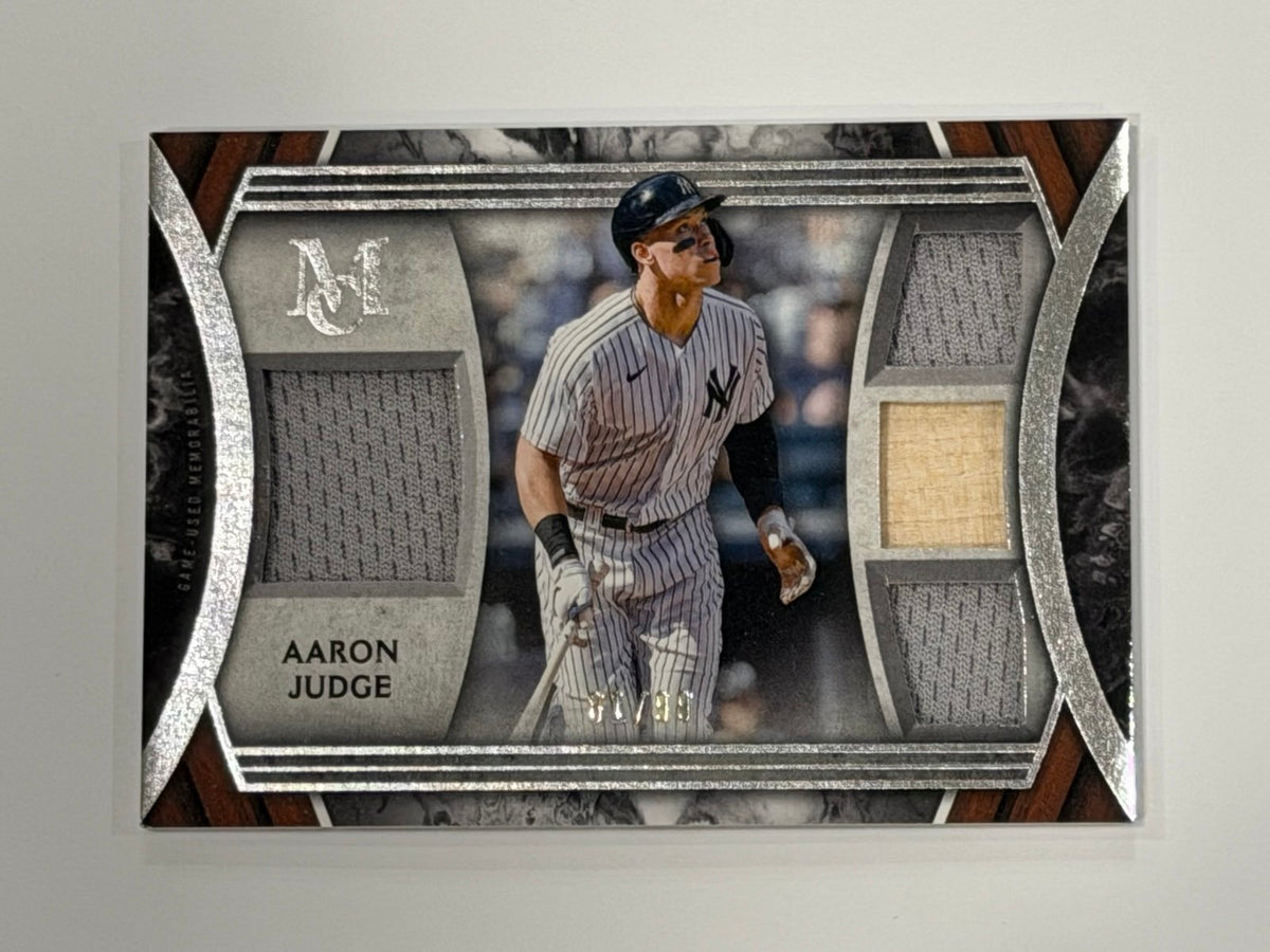 Aaron Judge Topps /99 Aaron Judge 2022 Topps Museum Quad Relic MLB New York Yankees