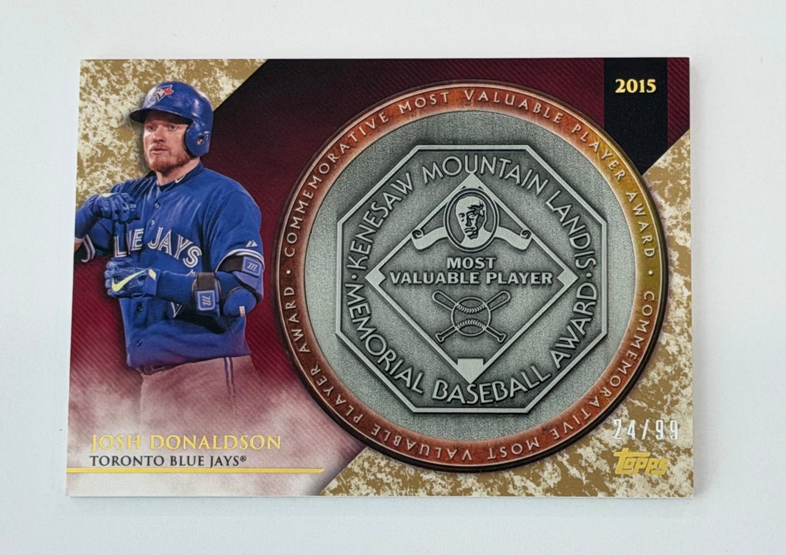Josh Donaldson Topps Update /99 Josh Donaldson 2017 Topps Update MVPPR-JD MLB Toronto Blue Jays 3B