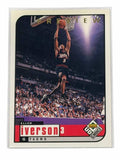Allen Iverson 1998 Upper Deck UD Choice #105 NBA Philadelphia 76ers HOF — 01_front