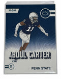 Abdul Carter RC 2024 Onit Icon IC-1 Penn State NCAA Nittany Lions Rookie — 01_front
