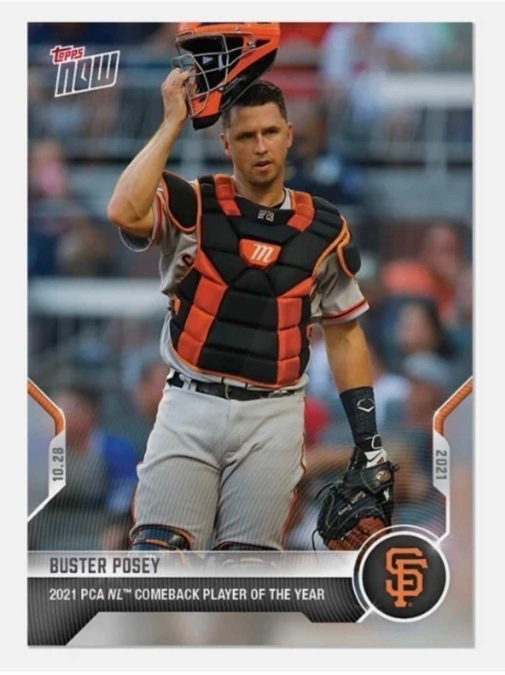 Buster Posey Topps NOW ONLY 863 Printed Buster Posey 2021 Topps NOW PCA-4 MLB San Francisco Giants