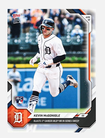 7693 Printed Kevin McGonigle RC 2026 MLB Topps NOW Card 75 Tigers — 01_front