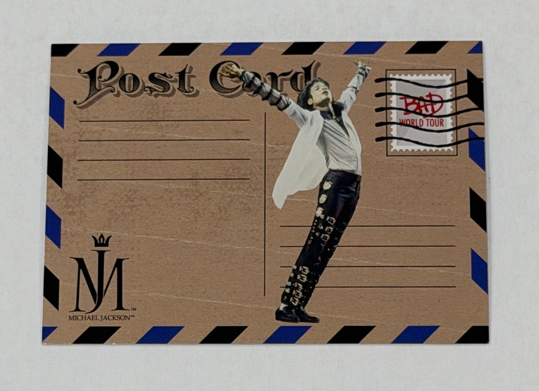 Michael Jackson BAD World Tour Postcard #173 FOTL Rare Keepsake Premiere — 01_front