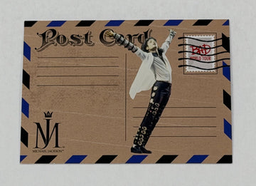Michael Jackson BAD World Tour Postcard #173 FOTL Rare Keepsake Premiere — 01_front
