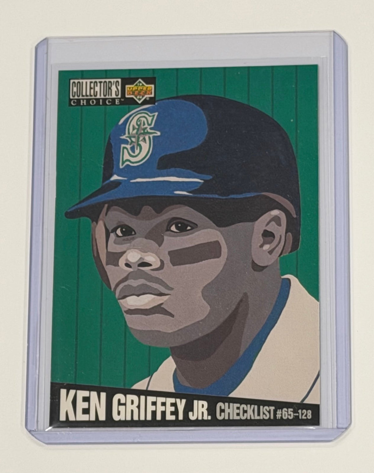 Ken Griffey Jr 1993 Upper Deck #317 Checklist MLB Mariners HOF NM — 01_front