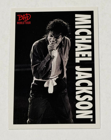 Michael Jackson FOTL BAD World Tour Card #61 ICONIC Live Performance Parallel — 01_front