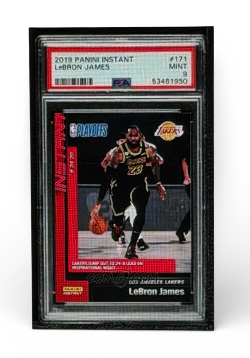 LeBron James Panini ONLY 2067 Printed LeBron James 2019 Panini Instant Playoffs 171 PSA 9 MINT