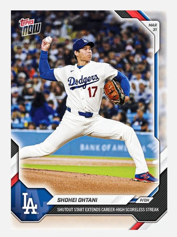 11K Limited PR Shohei Ohtani 2026 MLB Topps NOW 37 Scoreless Innings MLB Dodgers — 01_front