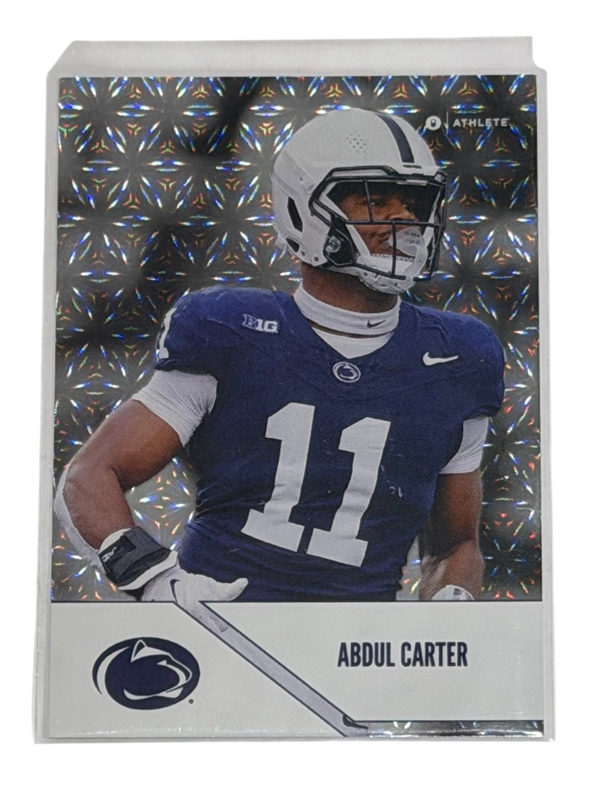 Abdul Carter RC 2024 Onit Athlete P-1 REFRACTOR Penn State Nittany Lions NCAA — 01_front