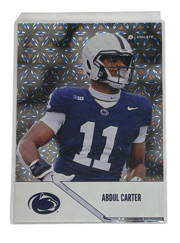 Abdul Carter RC 2024 Onit Athlete P-1 REFRACTOR Penn State Nittany Lions NCAA — 01_front