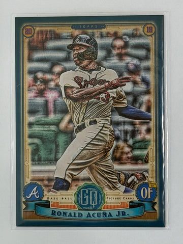 /250 Ronald Acuna Jr 2019 Topps Gypsy Queen #150 SP MLB Atlanta Braves — 01_front