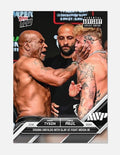 2024 Mike Tyson Jake Paul Slap Weigh In MVP Topps NOW #3 Boxing Matchup — 01_front