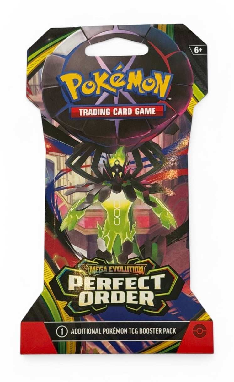 NEW Pokemon Mega Evolution Perfect Order Booster Pack Sealed TCG — 01_front
