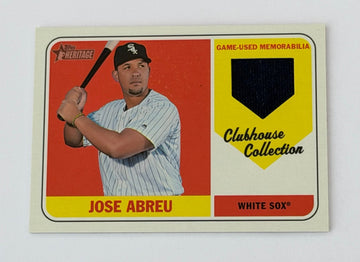 Jose Abreu Topps Jose Abreu 2018 Topps Heritage Clubhouse Relic MLB Chicago White Sox