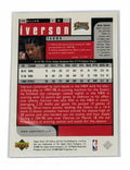 Allen Iverson 1998 Upper Deck UD Choice #105 NBA Philadelphia 76ers HOF — 02_back