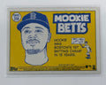 Mookie Betts Topps Mookie Betts 2019 Topps Heritage 358 MLB Red Sox Sporting News Insert